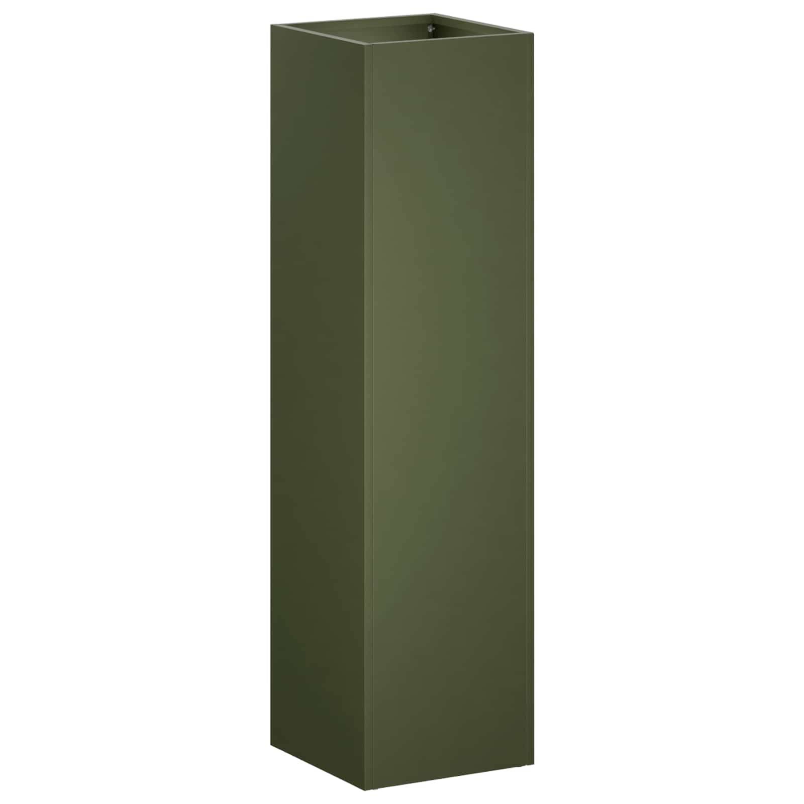 Vidaxl - Cache-pot de jardin Vert olive 20 x 20 x 75 cm vidaXL 8005322 - Image 2