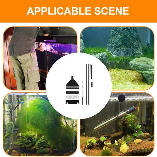 Raclette acier inox - Nettoyage vitres aquarium DtopbuyAge - Image 5
