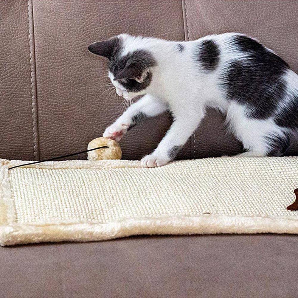 Ferplast - Tapis à griffes sisal peluche chat chats balle jouet Ferplast PA 5616 - Imagen 4