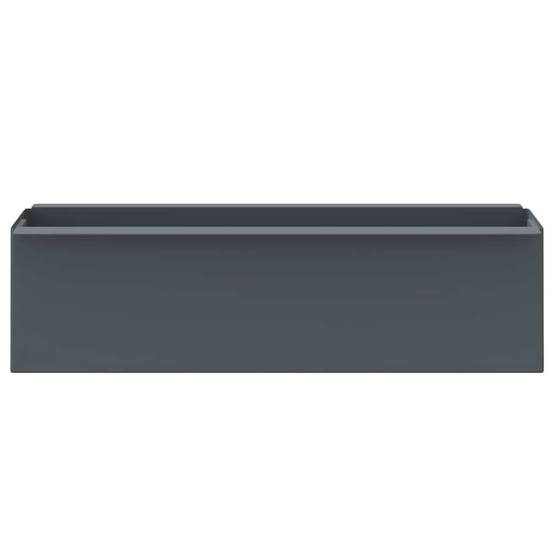 Boîtes à fleurs pour palettes Euro gris 36 x 13.5 x 9.5 cm - PANGIVO - Image 4