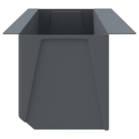 Boîtes à fleurs pour palettes Euro gris 36 x 13.5 x 9.5 cm - PANGIVO - Image 5