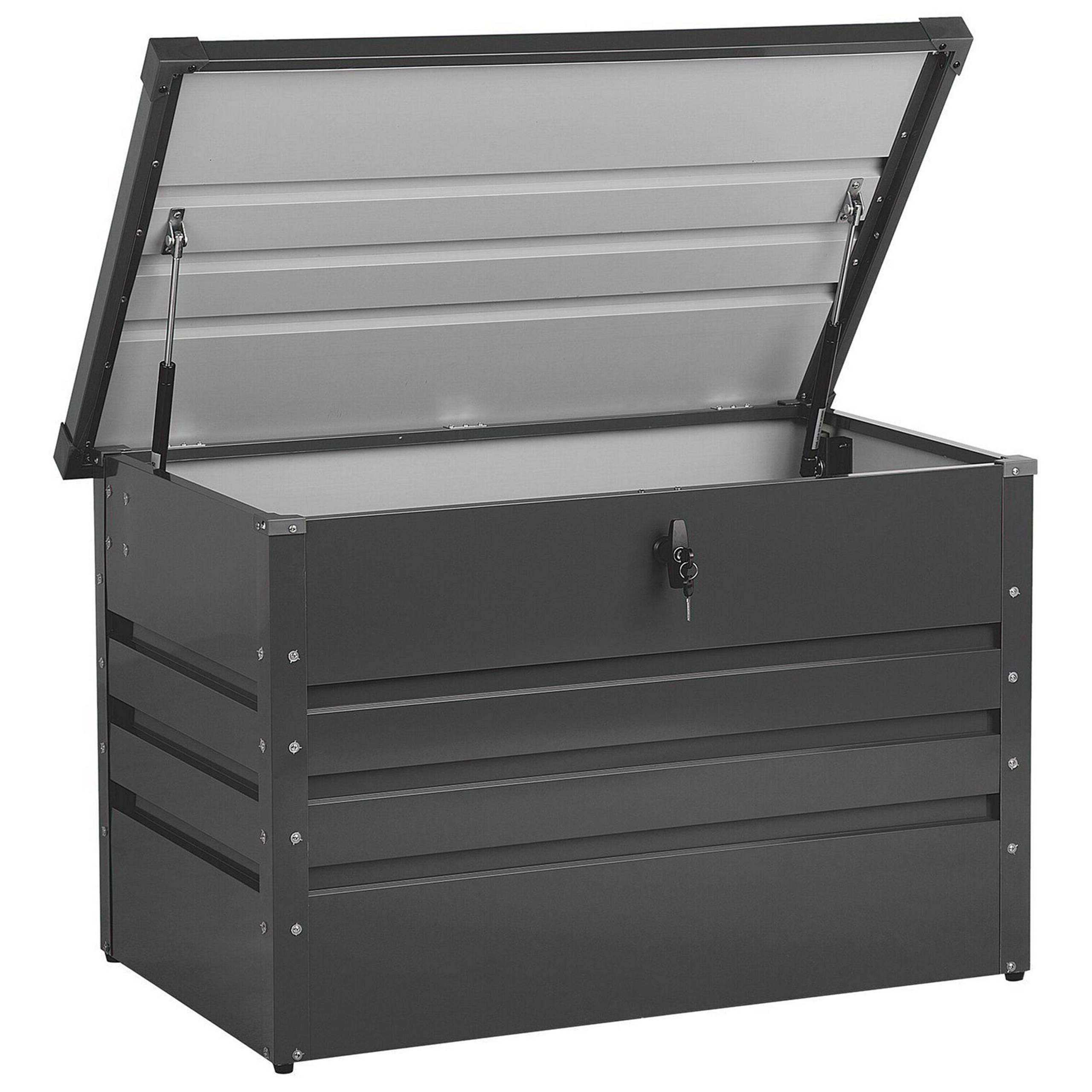 Beliani - Coffre Acier Gris graphite CEBROSA - Beliani - Imagen 2