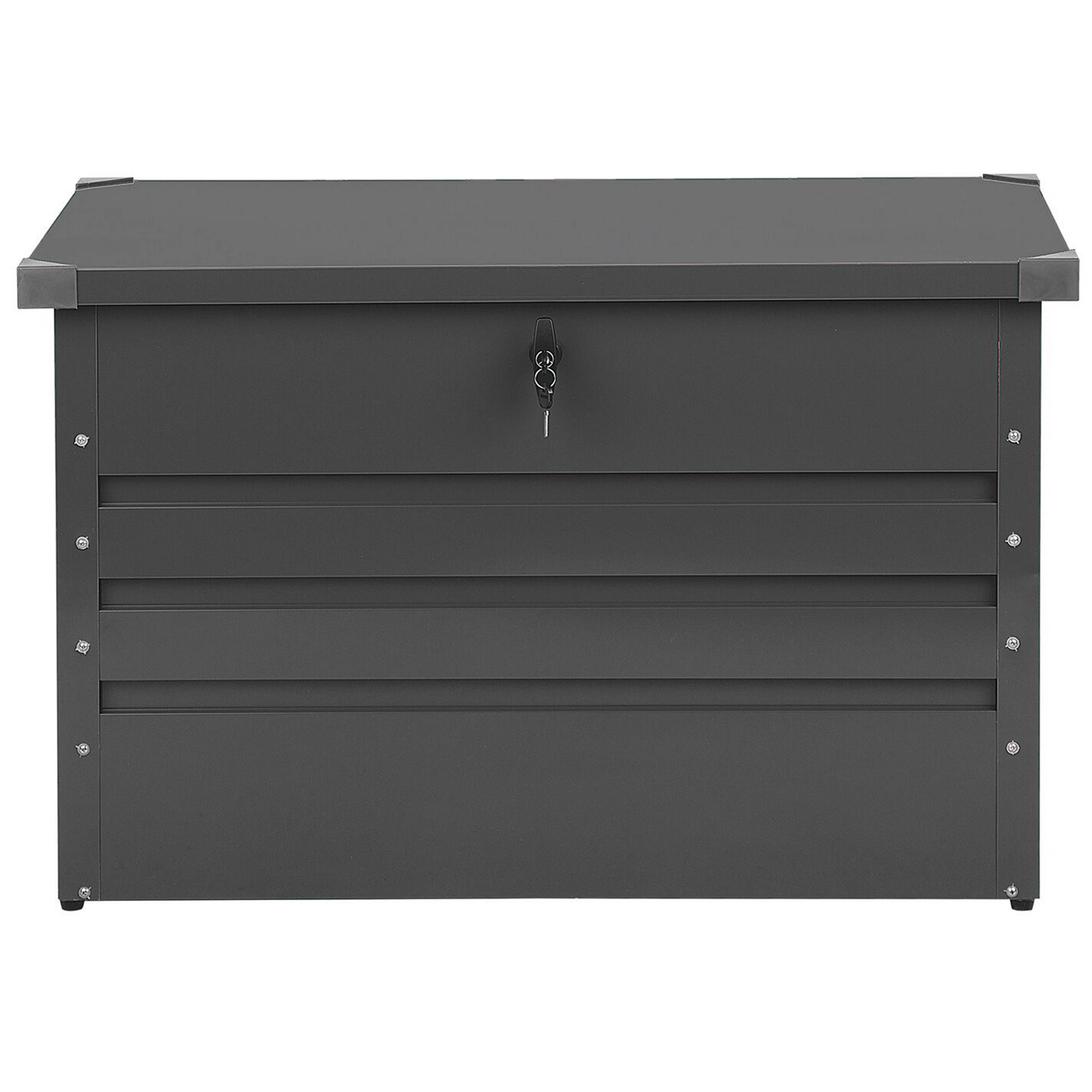 Beliani - Coffre Acier Gris graphite CEBROSA - Beliani - Imagen 7