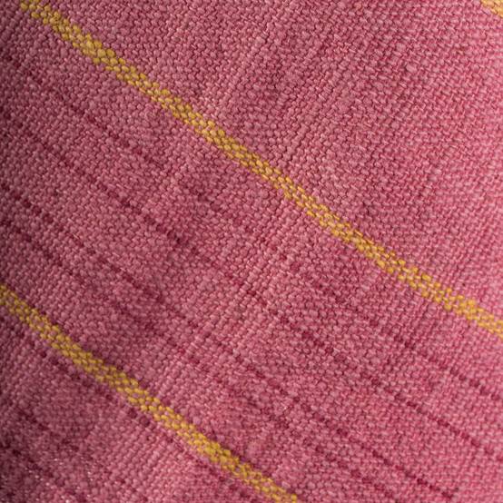 0 - Serviette Laotienne - 100% Coton - tissée et teintée à la main - Nuances de rose - Image 2