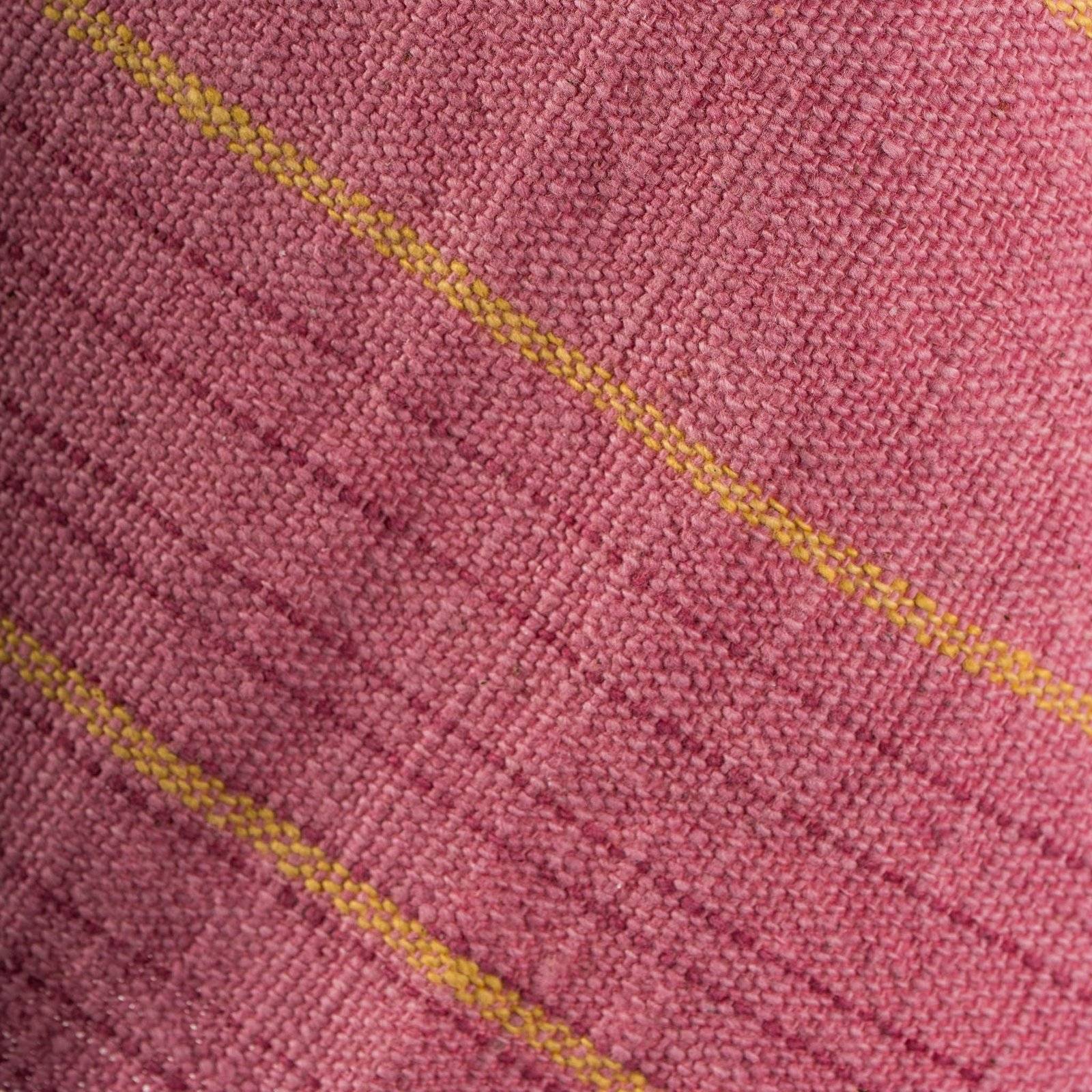 0 - Serviette Laotienne - 100% Coton - tissée et teintée à la main - Nuances de rose - Image 2