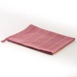 0 - Serviette Laotienne - 100% Coton - tissée et teintée à la main - Nuances de rose - Image 1