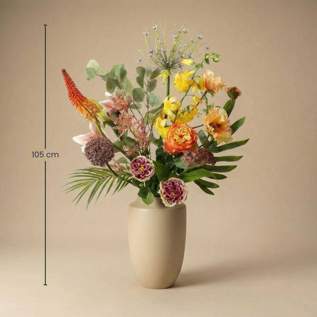 Bouquet de fleurs artificielles chic tropical - 13 tiges - ↕105cm - Plante artificielle - Image 7