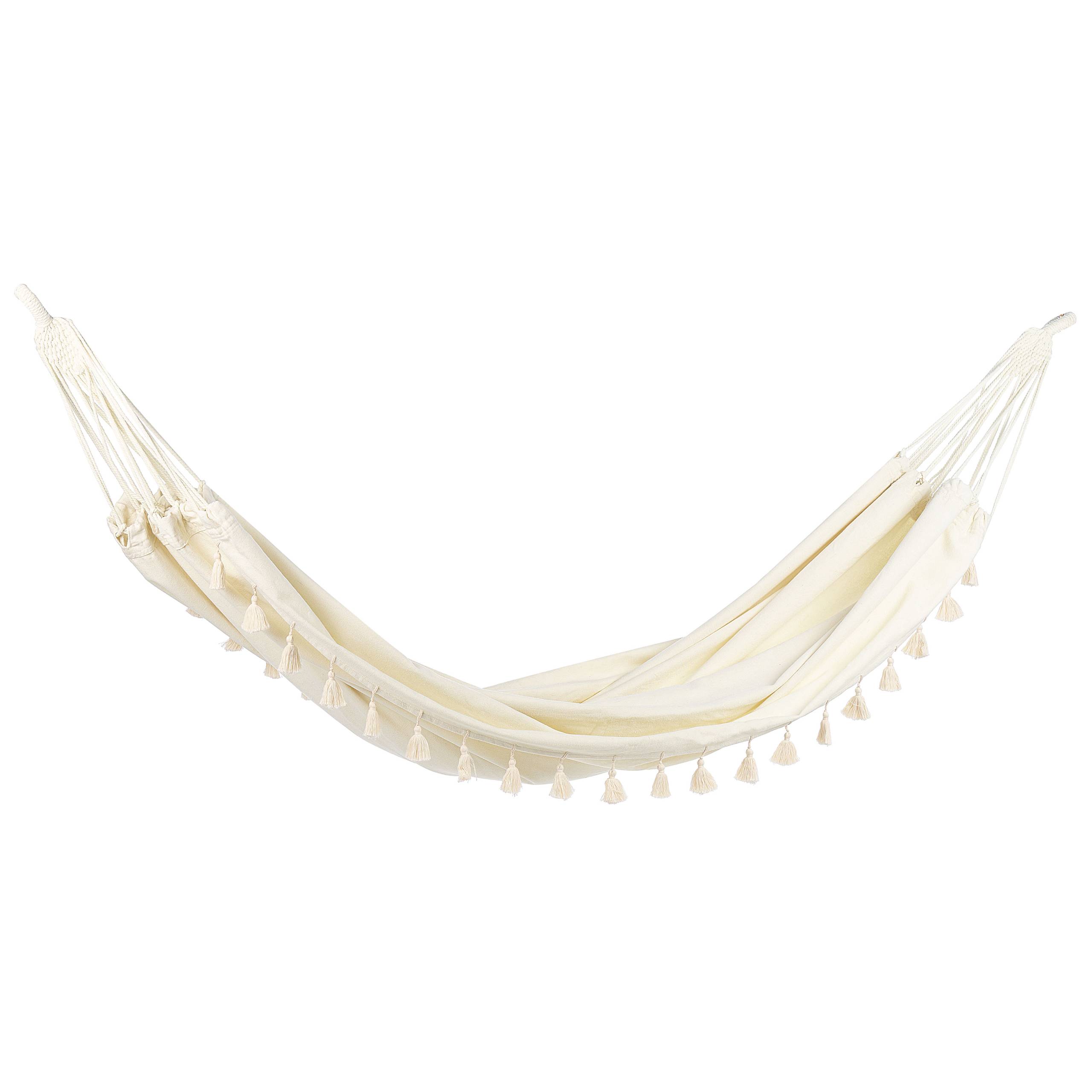 Beliani - Hamac Coton Beige VERCELLI - Beliani - Imagen 2