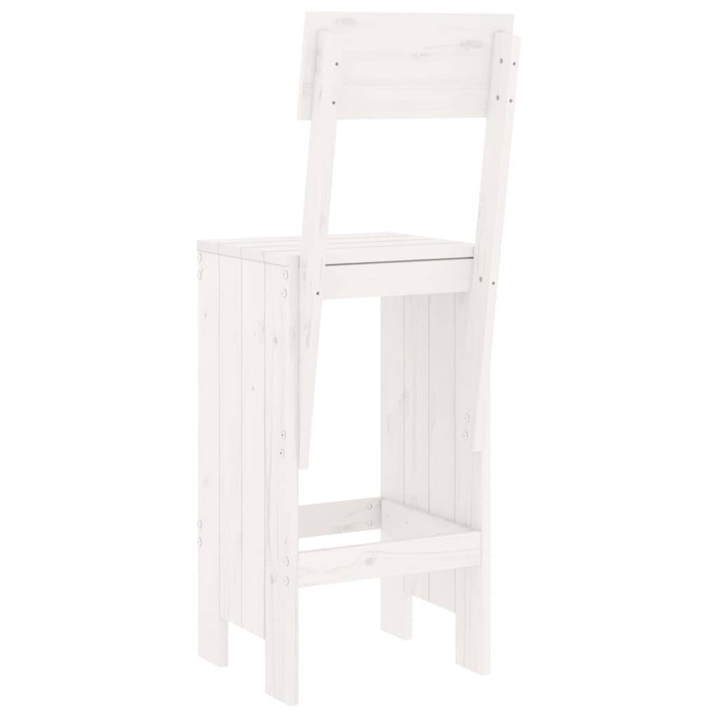 Prolenta Premium - Chaises de jardin bois blanc 40 x 48,5 x 115,5 cm - Prolenta premium p375.2 - Image 5