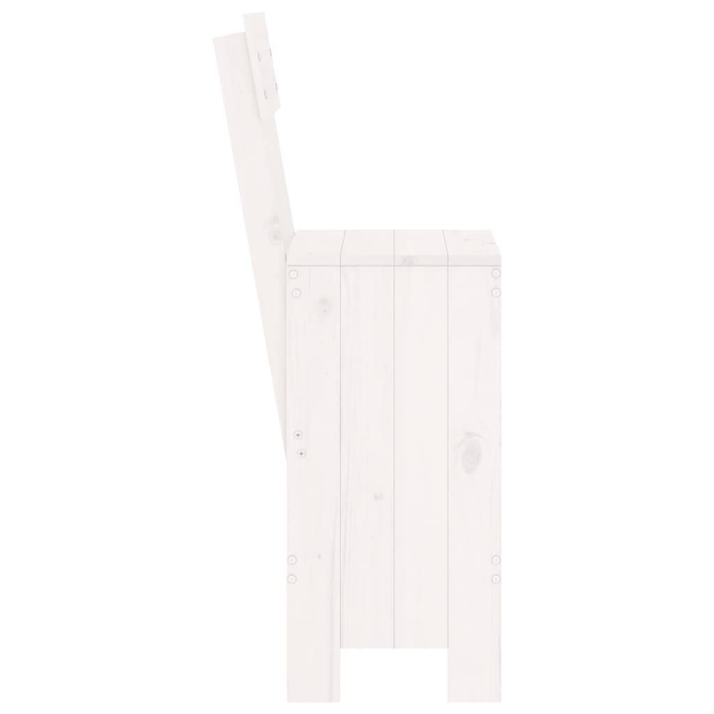 Prolenta Premium - Chaises de jardin bois blanc  40 x 48,5 x 115,5 cm  - Prolenta premium p375.2 - Image 4