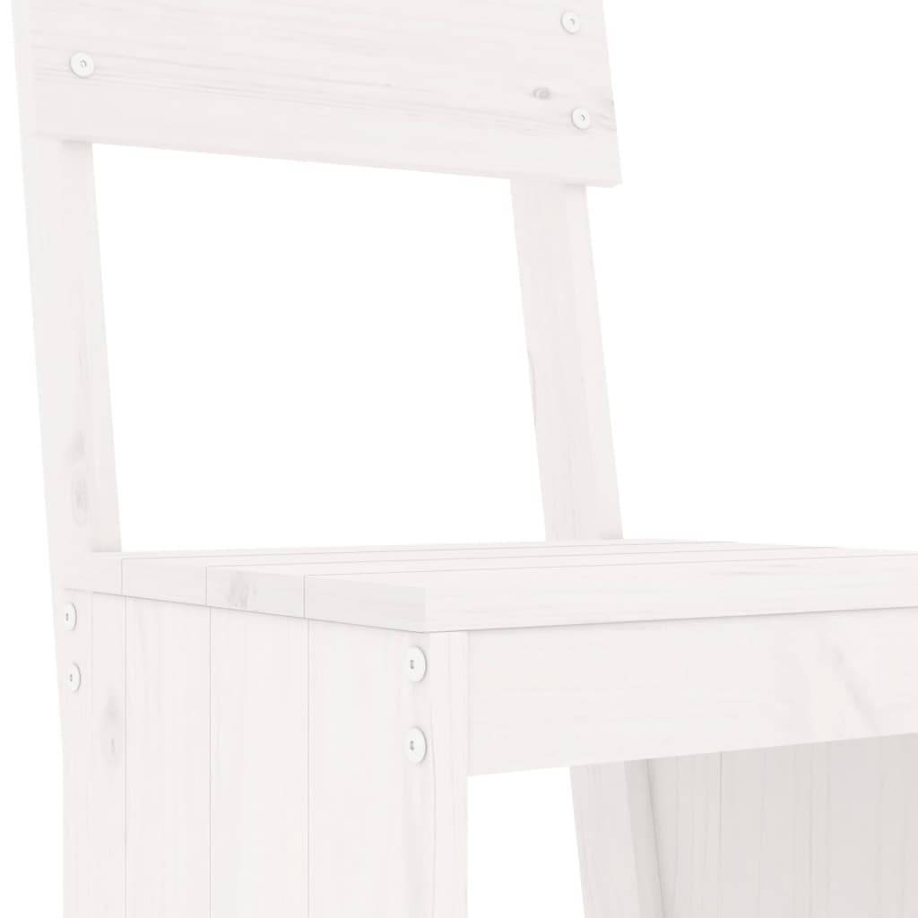 Prolenta Premium - Chaises de jardin bois blanc  40 x 48,5 x 115,5 cm  - Prolenta premium p375.2 - Image 6