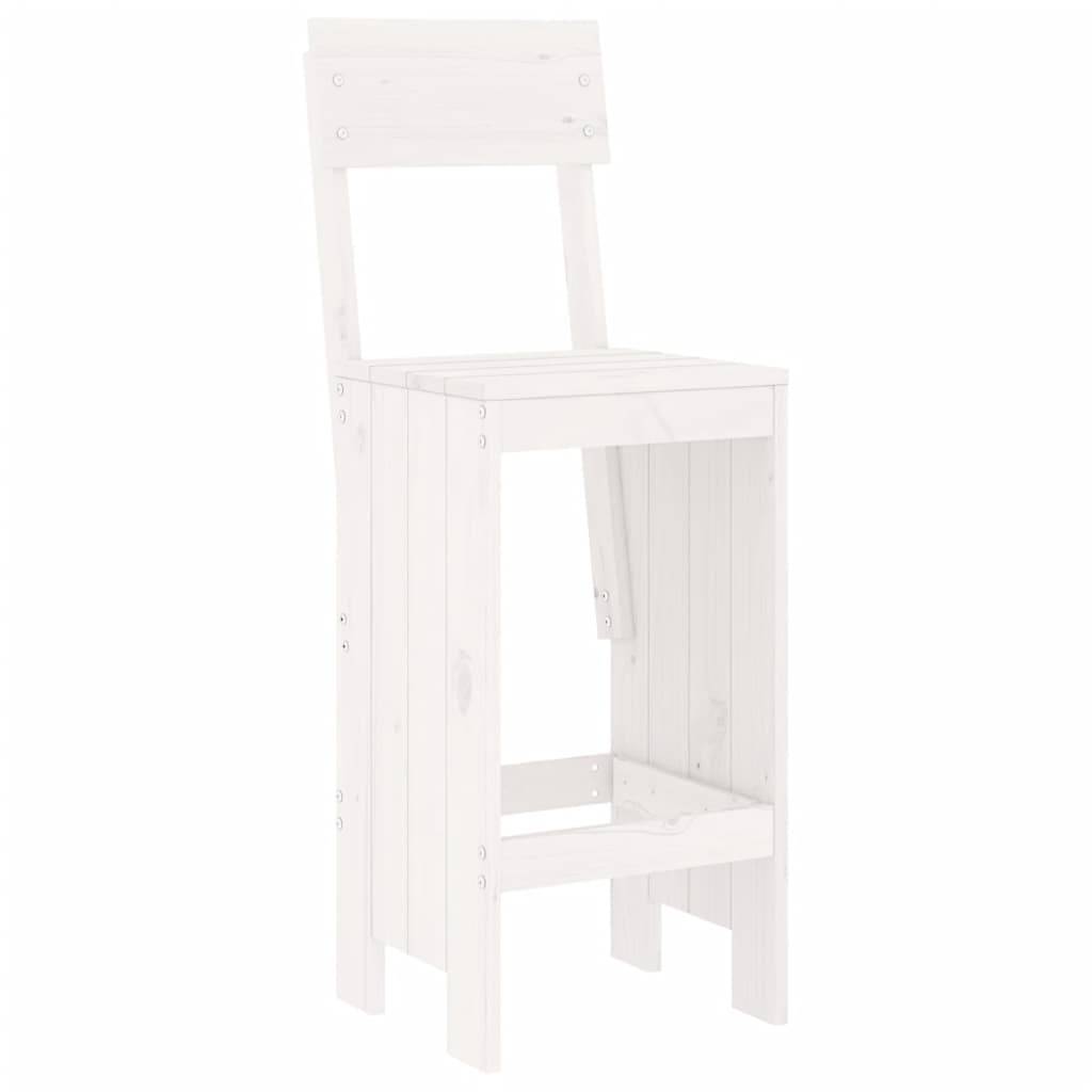 Prolenta Premium - Chaises de jardin bois blanc 40 x 48,5 x 115,5 cm - Prolenta premium p375.2 - Image 2