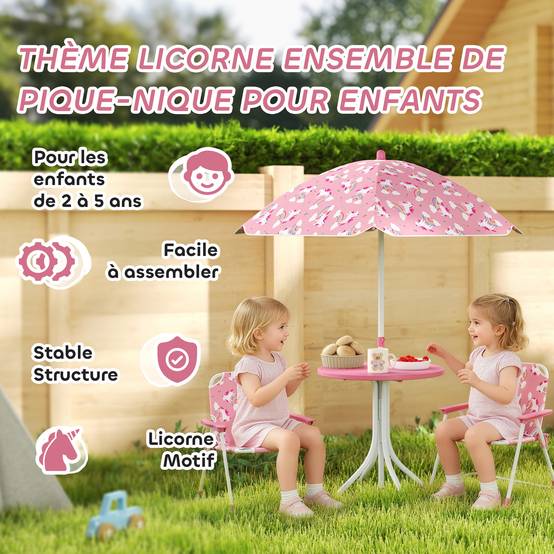 Salon de Jardin en Résine Tressée Demi-Ronde 6 pièces | Mobilier de jardin Rose Plastique 49.5x49.5x50 cm - Image 6