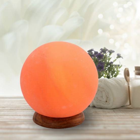 Zen Light - Lampe en Sel d'Himalaya Moon - Matériau 100% Naturelle-Sculptée à la Main–Câble et Ampoule Fournis- Zen'Light - Image 2