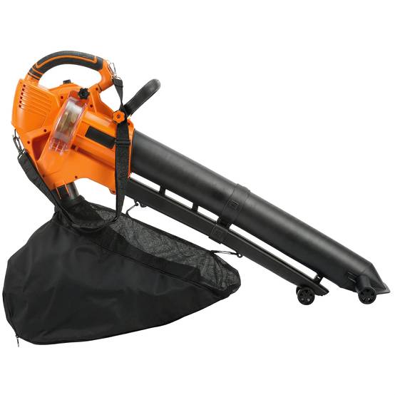 Aspirateur-souffleur de feuilles filaire 3000w 3-en-1 avec fonction broyage, sac de collecte 40l, 4 roues, vert - Image 2