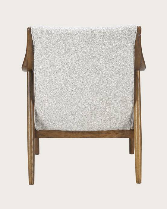 Ambre - Fauteuil en bois massif chêne et en lin - UNIQKA - Imagen 6