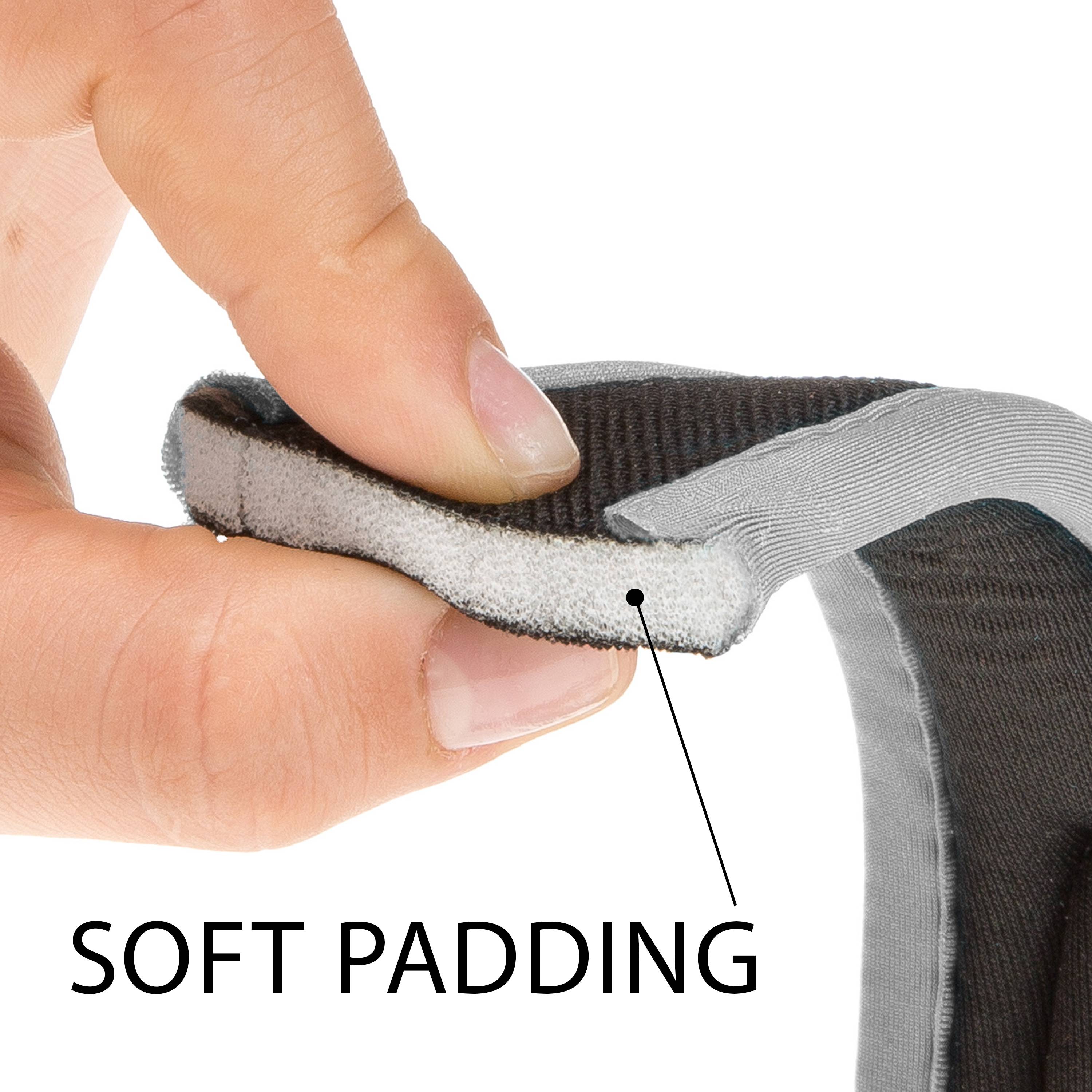 Ferplast - Ferplast Laisse élastique pour chien ERGOCOMFORT ELASTIC, Poignée ergonomique, Rembourrage doux, Longueur 120 cm x 2,5 cm, Argent - Imagen 6