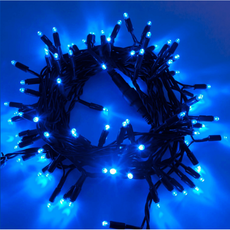 Lotti - Guirlande lumineuse LED 10M 120 LEDS bleues raccordable professionnelle 230V IP67 extérieur Lotti - Imagen 1