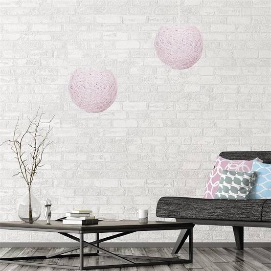 SUSPENSION INTERIEUR ROSE 20CM M6 - Image 3