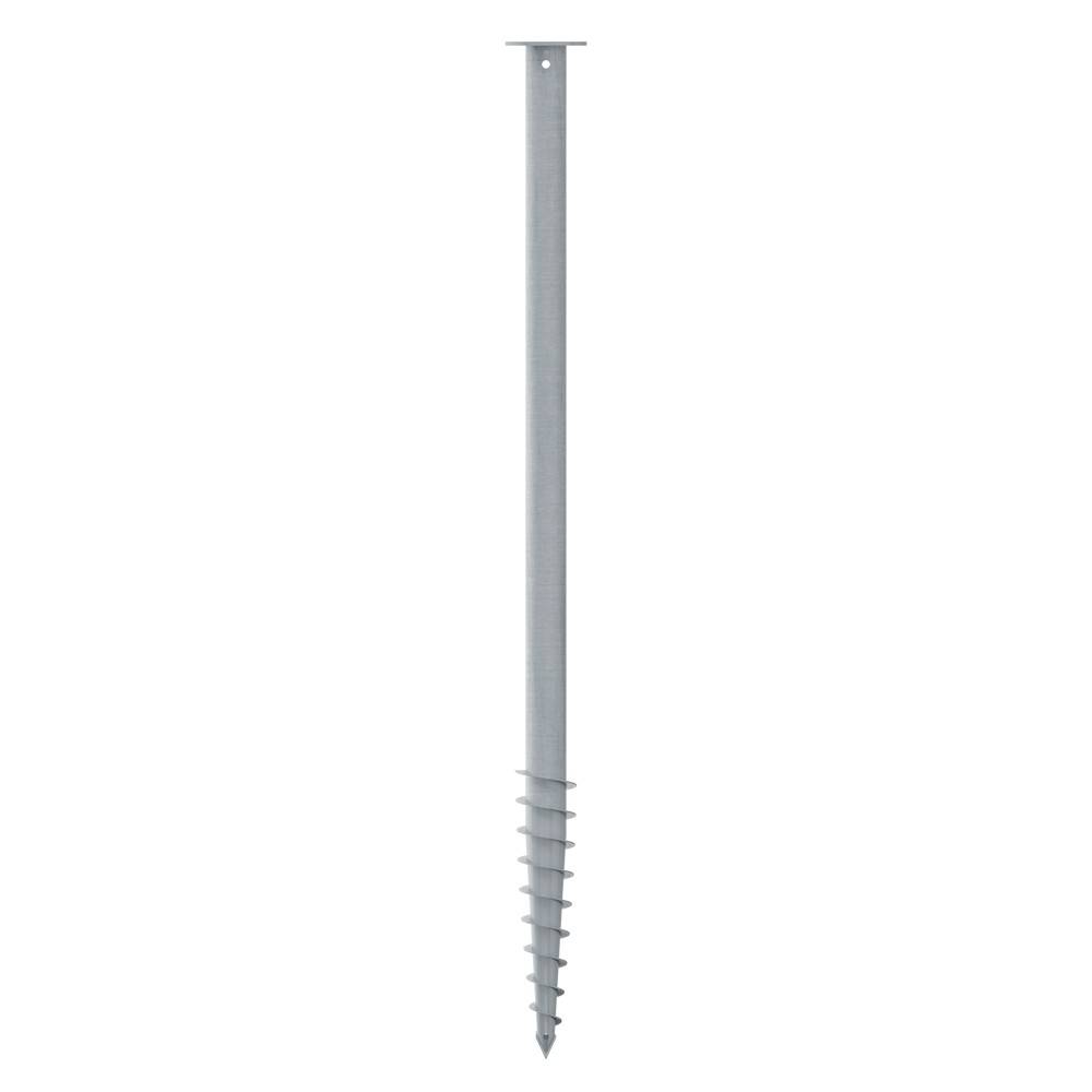 Decklinea - Vis de Fondation SPIRAL - Pour Terrasse Bois - Hauteur : 150 cm - Fixation Sans Beton - Facile & Rapide à Monter - Imagen 4