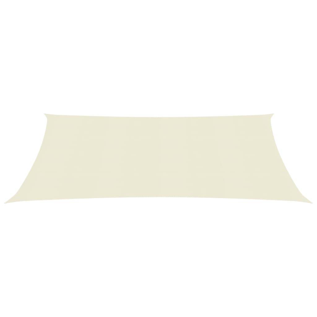 Helloshop26 - Voile toile d'ombrage parasol 160 g/m² crème 2 x 3,5 m PEHD - Imagen 2