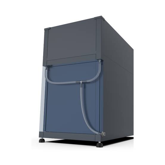 Couleurs du monde - Armoire grand format gris avec jardinière intégrée – grand rangement extérieur décoratif - Image 8