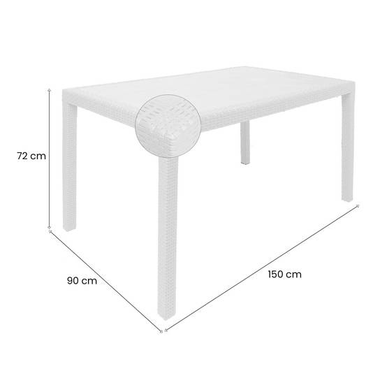 Dmora - Chaise d'extérieur Dmaldin, Ensemble de 4 chaise de jardin, Chaise pour table à manger Dmora - Chaise d'extérieur Dmaldin, Ensemble de 4 chaise de jardin, Chaise pour table à manger