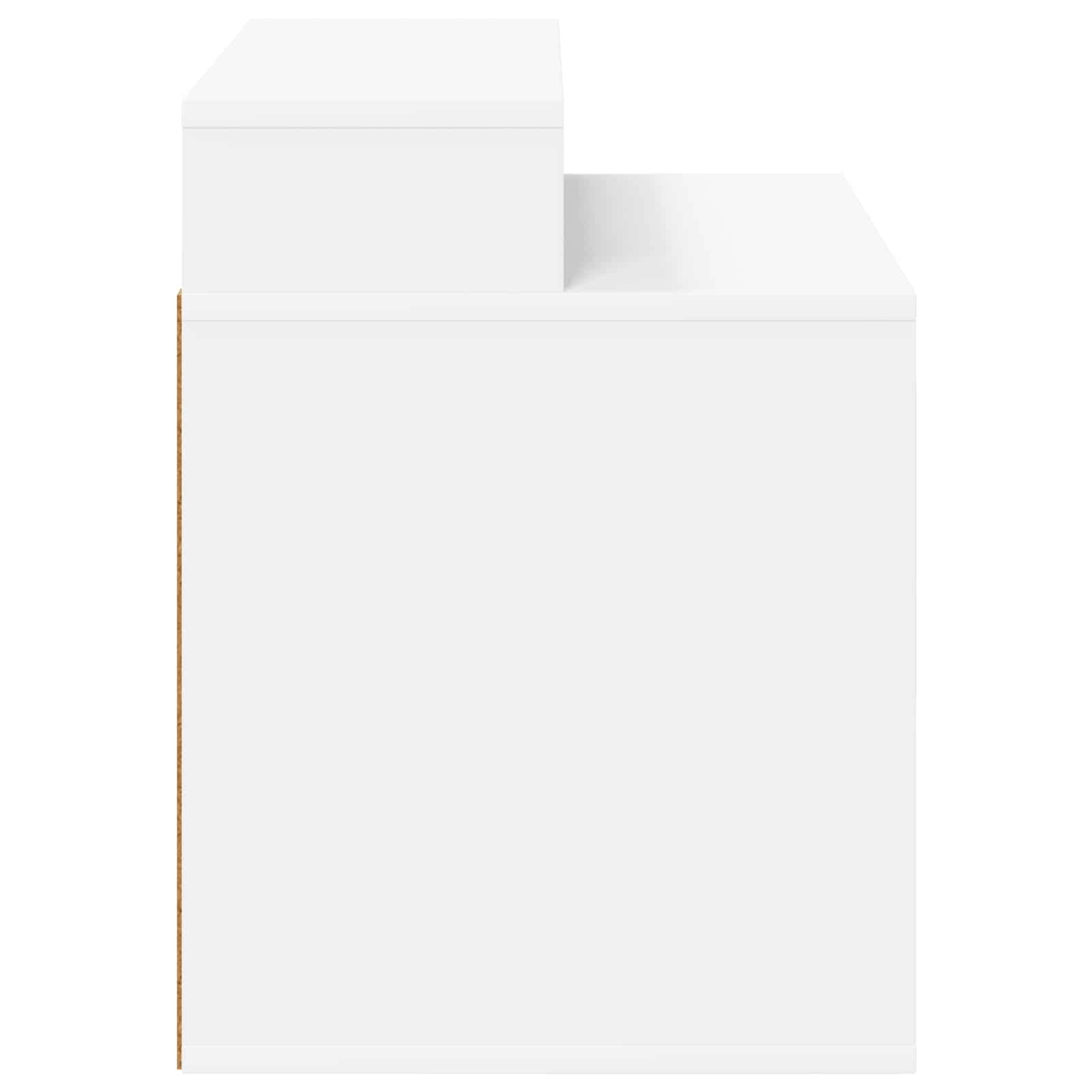 Vidaxl - Maison pour chat Blanc 42,5 x 40 x 53,5 cm Bois d'ingénierie vidaXL 8000689 - Image 7