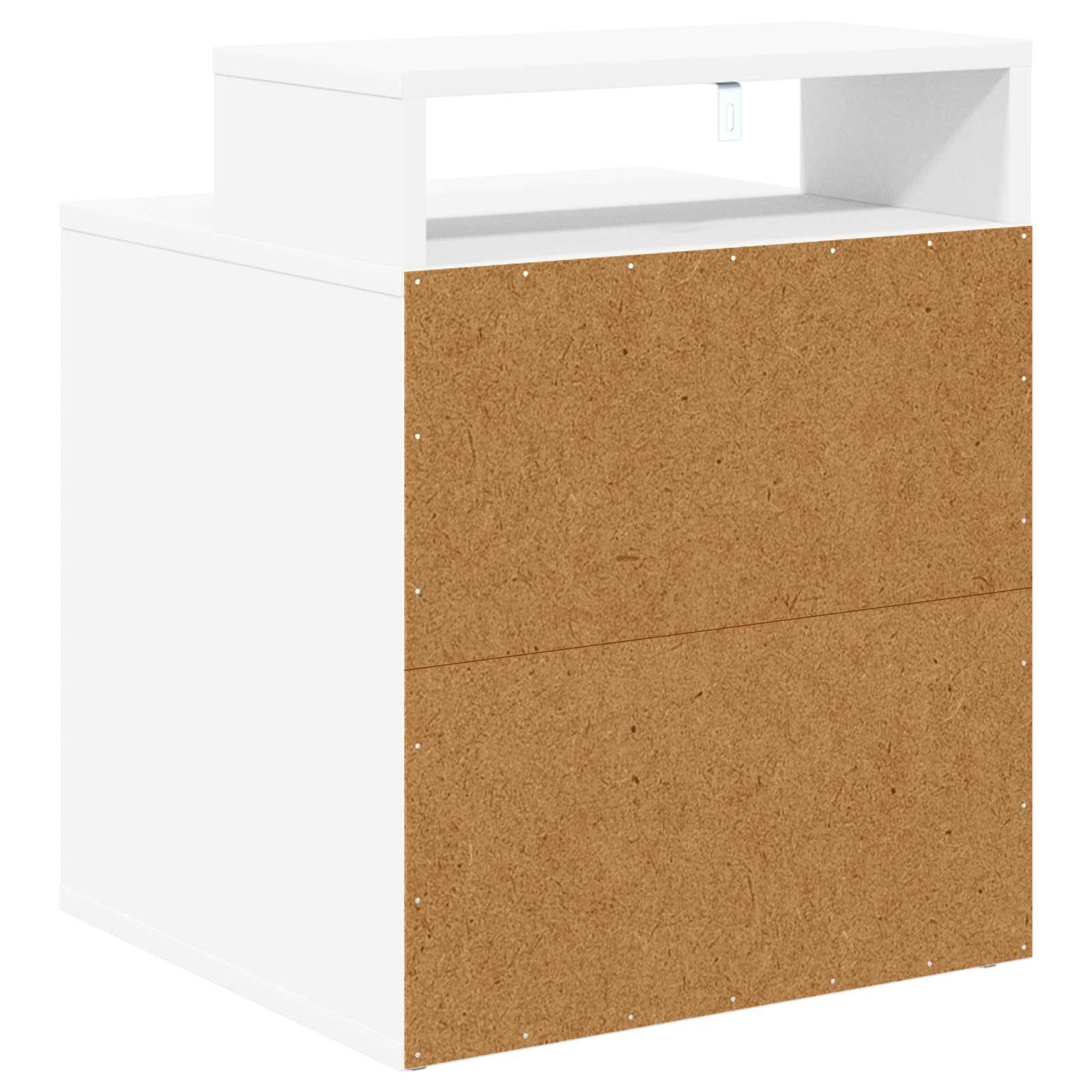 Vidaxl - Maison pour chat Blanc 42,5 x 40 x 53,5 cm Bois d'ingénierie vidaXL 8000689 - Image 8