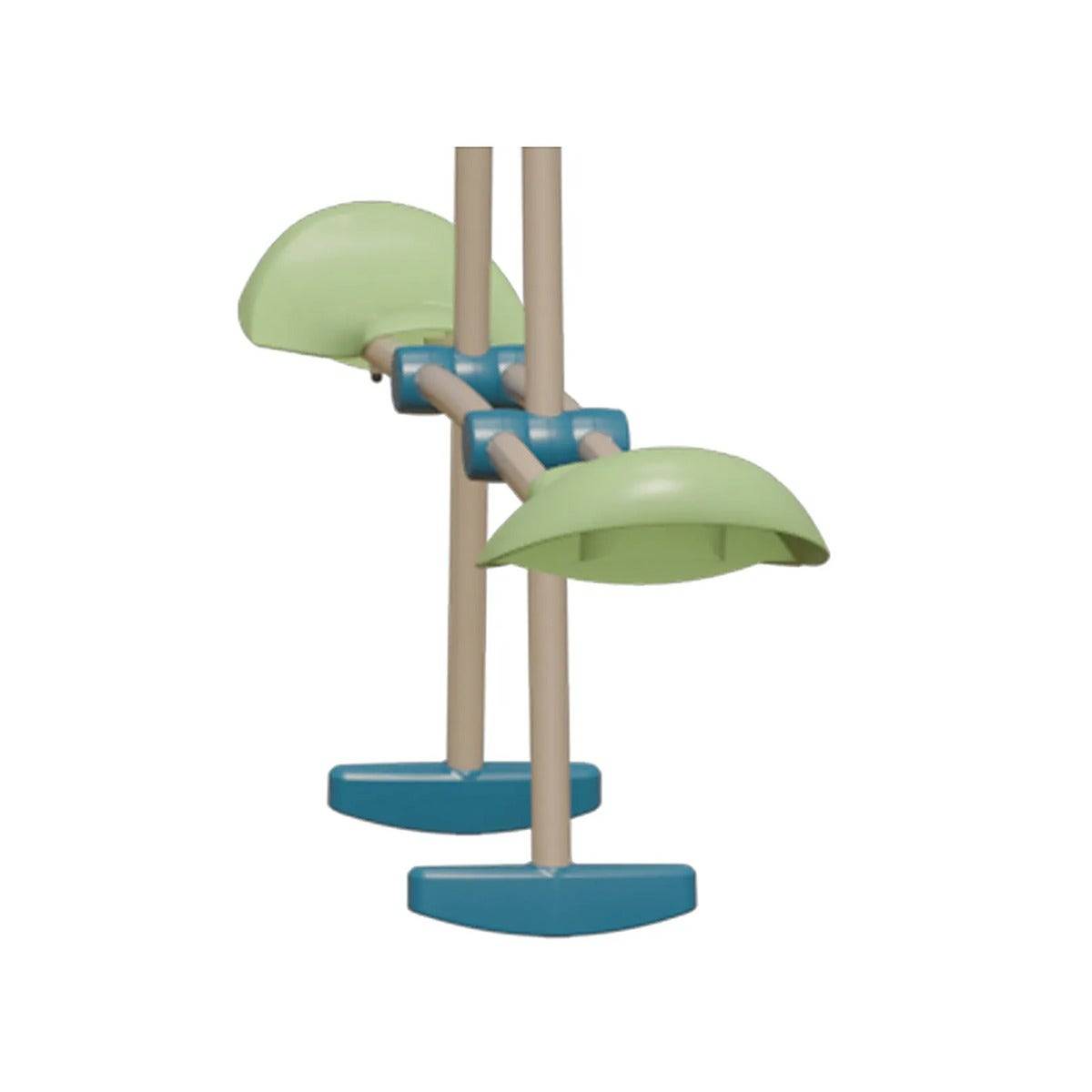 Trigano Jardin - Station de jeux bois 2,30 m Topwood TUTTI 2 - 6 enfants - Image 4