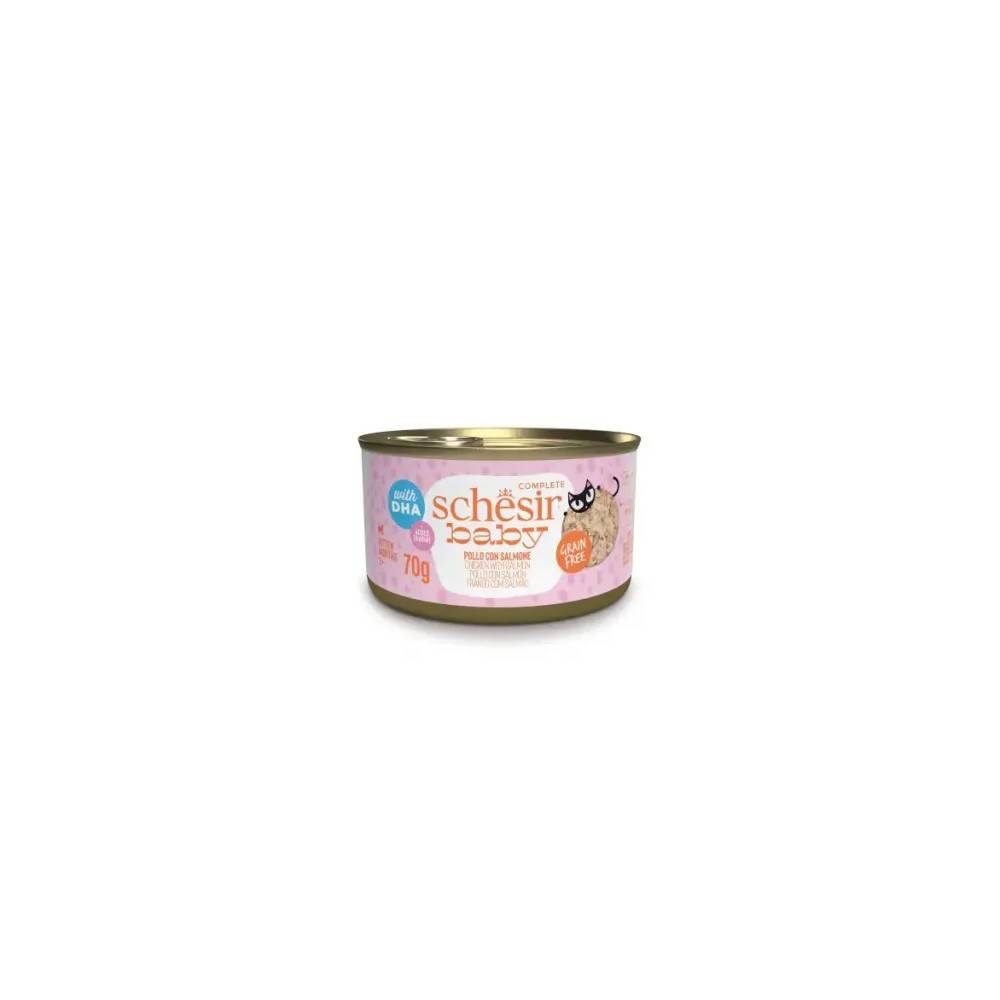 Schesir - Pâtée Chaton - Baby Mousse Saumon Schesir 70 g - Image 1