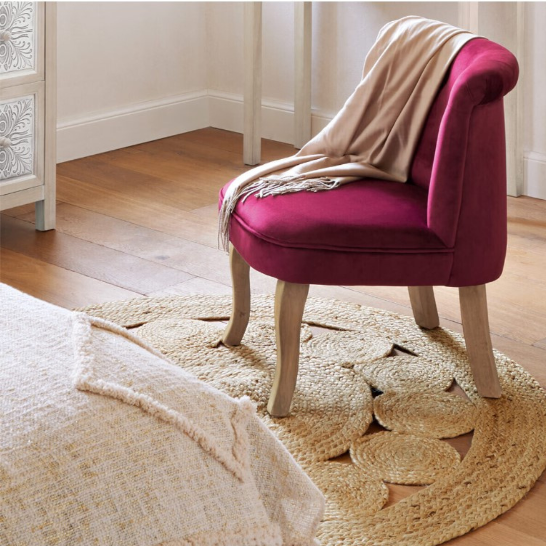 Atmosphera - Tapis rond en jute ajouré - ATMOSPHERA - Imagen 3