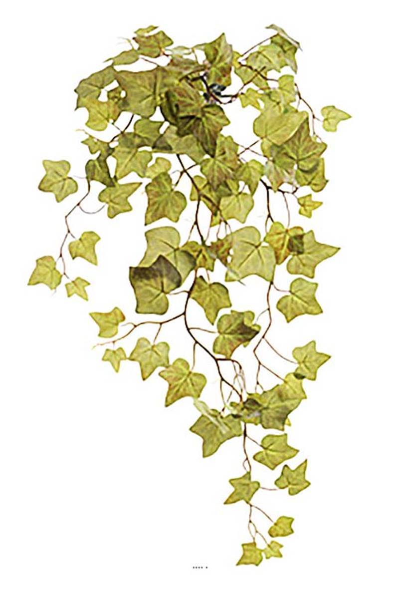 Artificielles - Chute de lierre artificiel L 84cm 88 feuilles vert-rouge - Imagen 2