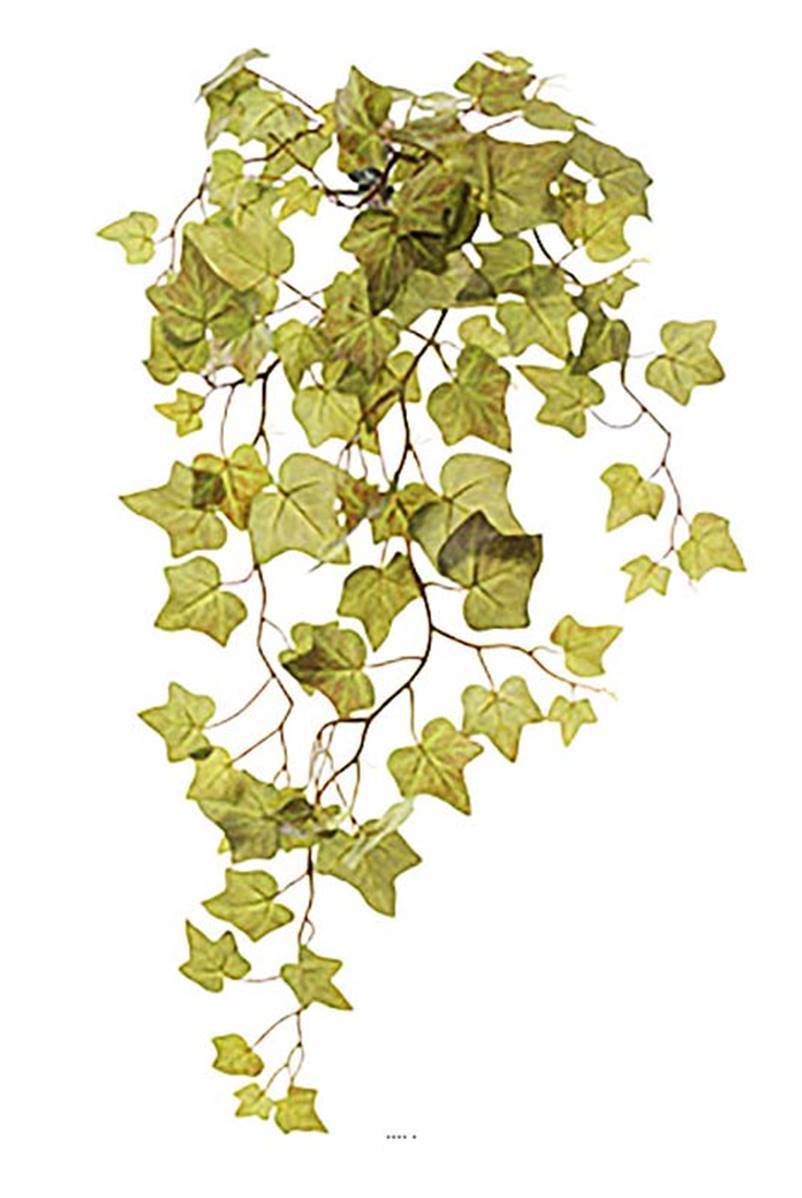 Artificielles - Chute de lierre artificiel L 84cm 88 feuilles vert-rouge - Imagen 1