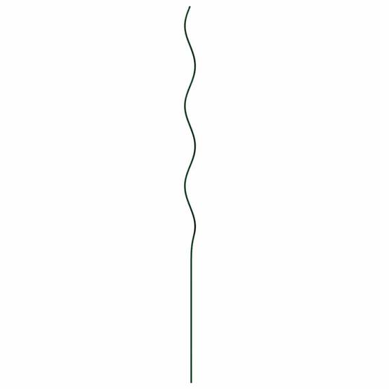 Helloshop26 - Lot de 20 supports de plante spiral minimaliste extérieur 110 x 0.6 x 0.6 cm en acier vert - Image 4