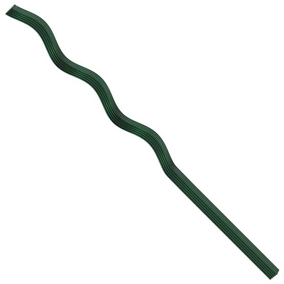 Helloshop26 - Lot de 20 supports de plante spiral minimaliste extérieur 110 x 0.6 x 0.6 cm en acier vert - Image 7