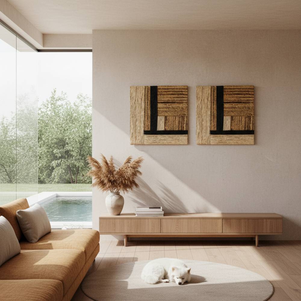 Aubry Gaspard - Déco murale abaca - Imagen 2