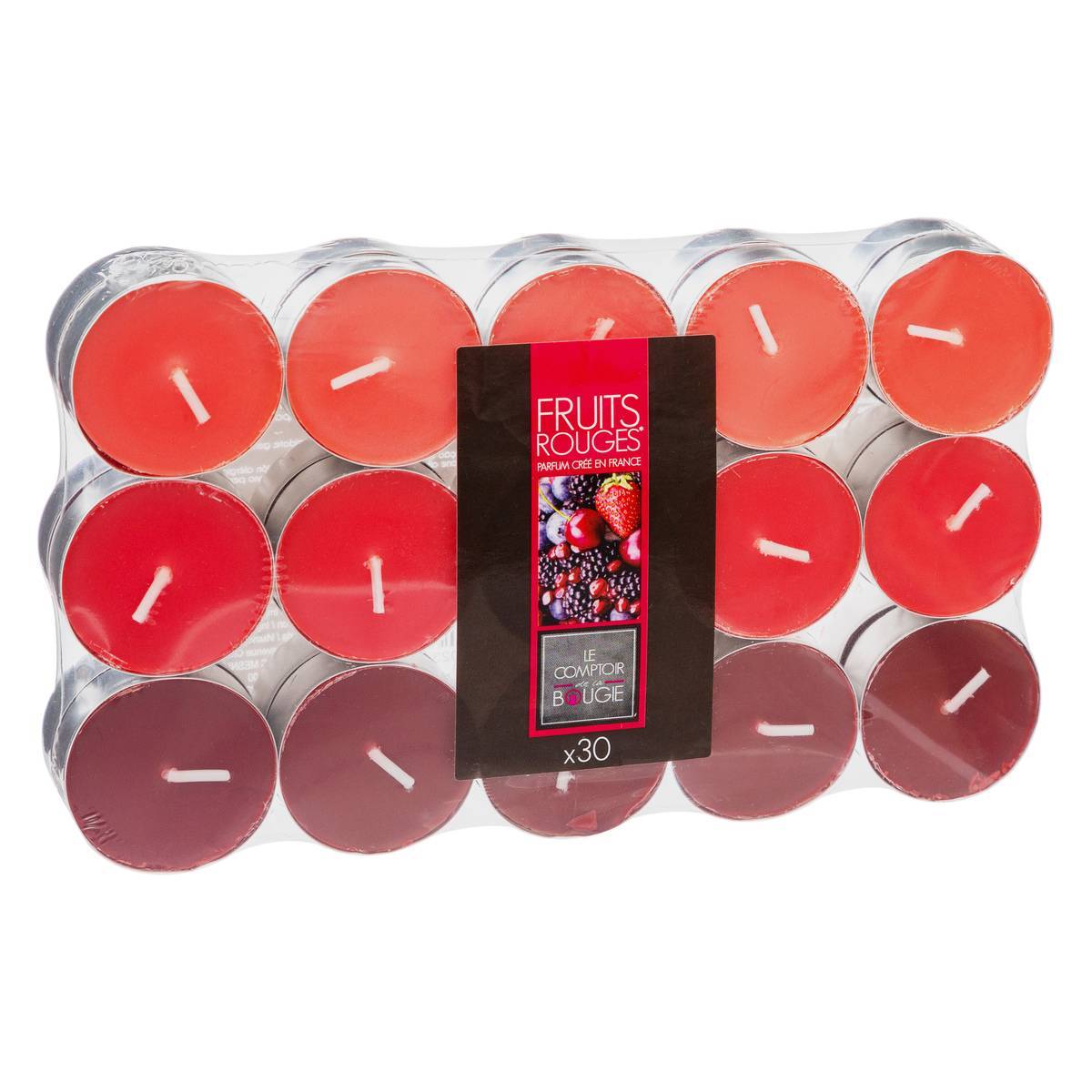Atmosphera - Lot de 30 bougies parfumées fruits rouges 350g - Atmosphera Créateur d'intérieur - Imagen 1