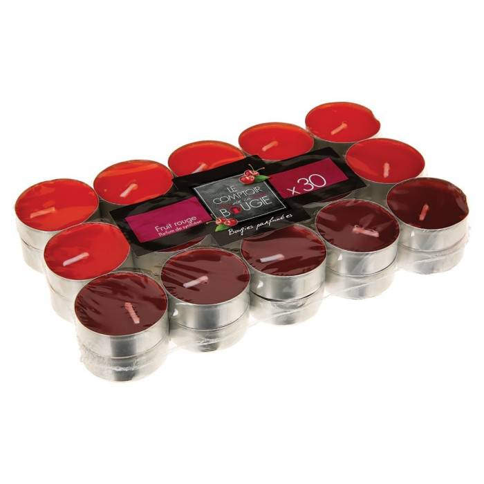 Atmosphera - Lot de 30 bougies parfumées fruits rouges 350g - Atmosphera Créateur d'intérieur - Imagen 6