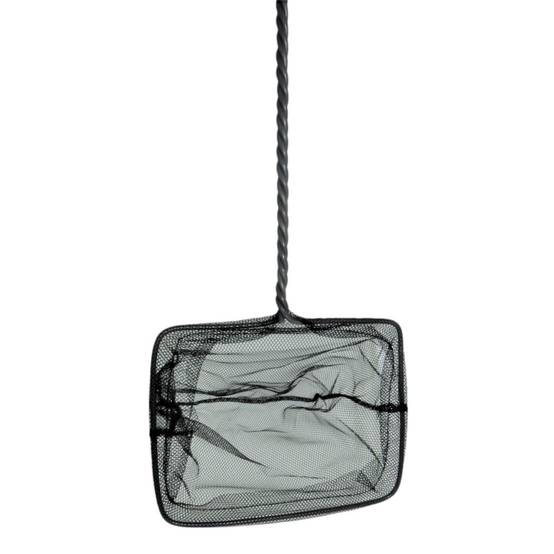 Epuisette filet noir, maille moyenne, 15 cm x 13 x 40 cm, aquarium - Image 3