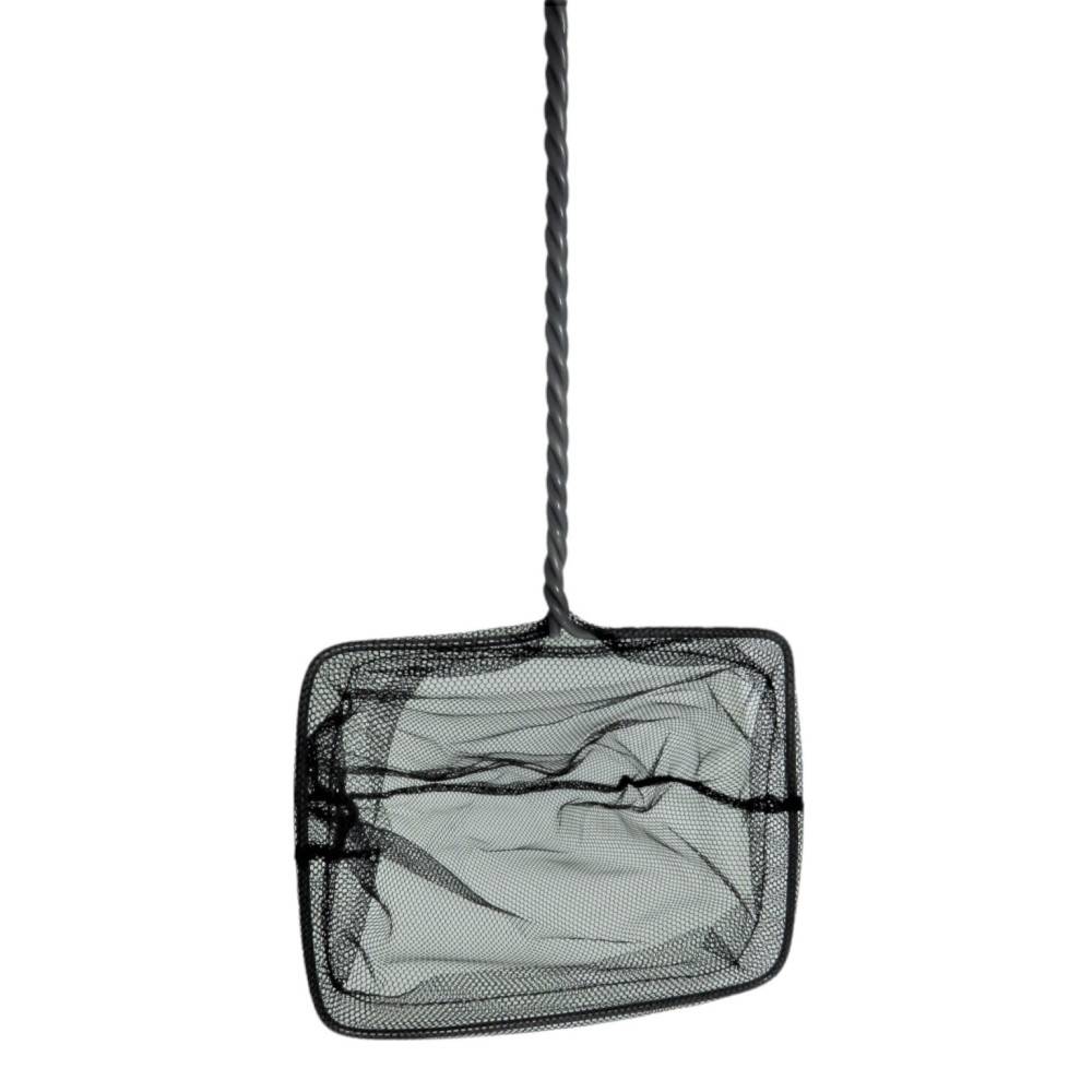 Epuisette filet noir, maille moyenne, 15 cm x 13 x 40 cm,  aquarium - Imagen 3