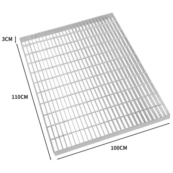 Monstershop - Grille caillebotis en Acier Galvanisé - 1100mm x 1000mm - Imagen 3