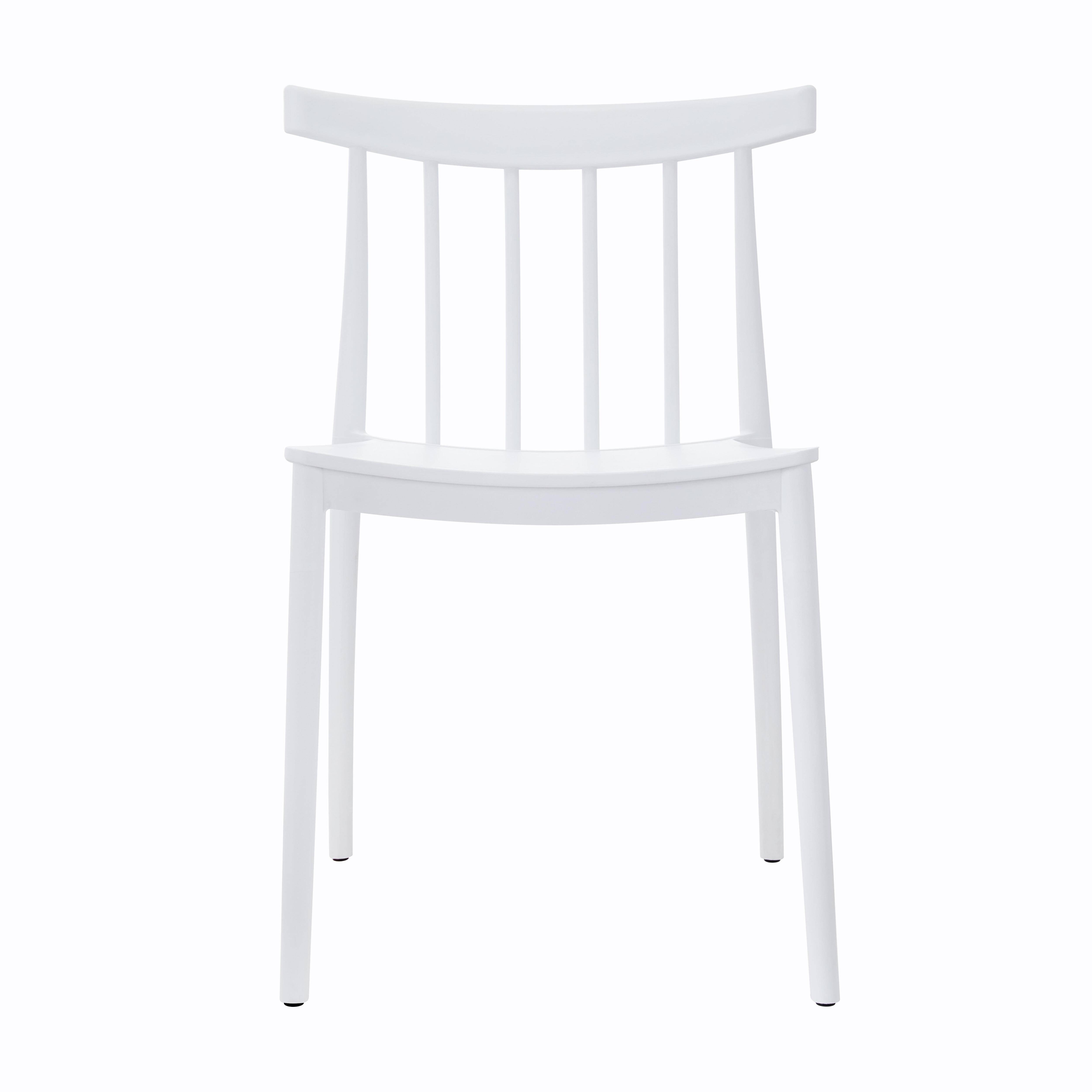 Oviala - Chaise de terrasse en polypropylène blanche Lisboa - Oviala - Image 2