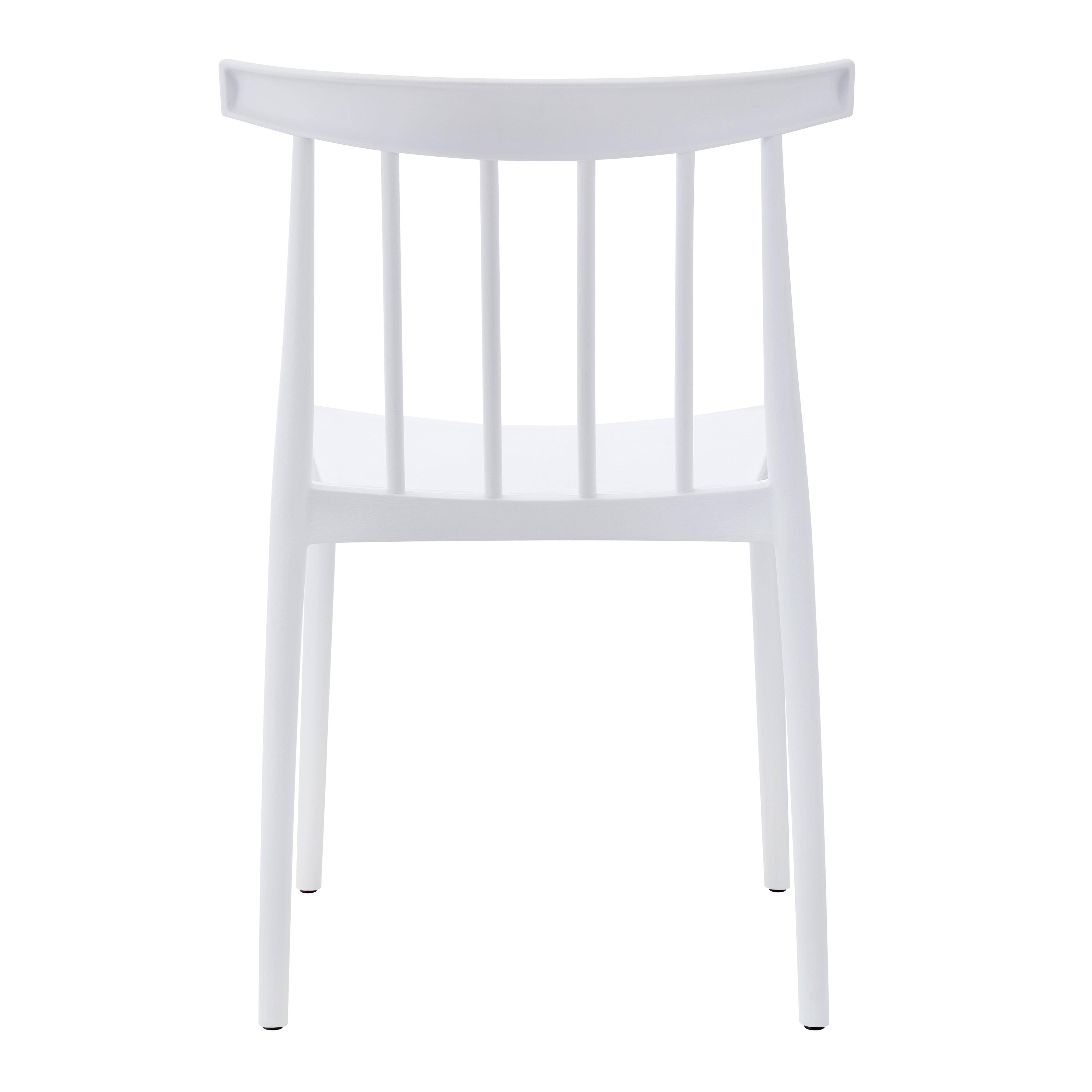 Oviala - Chaise de terrasse en polypropylène blanche Lisboa - Oviala - Image 4