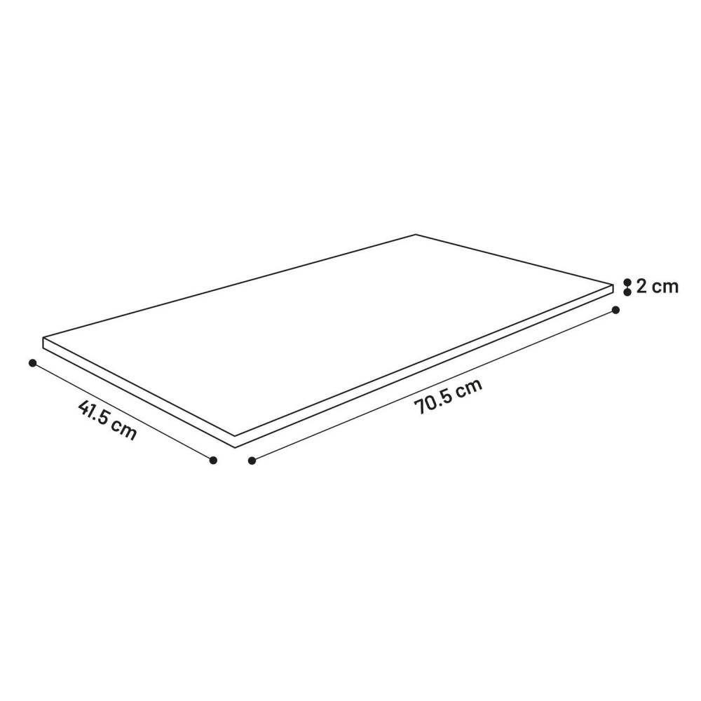 Coussin rectangle gris alisha, 70.5 x 41.5 x 2 cm, chien - Image 2