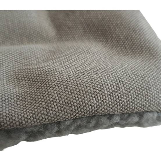 Coussin rectangle gris alisha, 70.5 x 41.5 x 2 cm, chien - Image 3