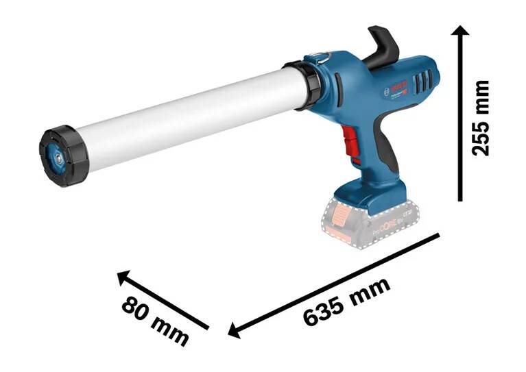 Bosch - Pistolet à mastic BOSCH GCG 18V-600 Professional - 06019C4001 - Image 7