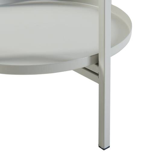 Porte-plantes style intemportel support 81 x 40 x 40 cm beige - Image 5
