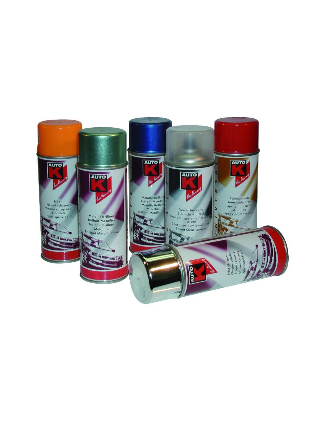 Auto-k Peinture à Effet Chrome_400ml_chrome - Belton Auto-k - Image 1