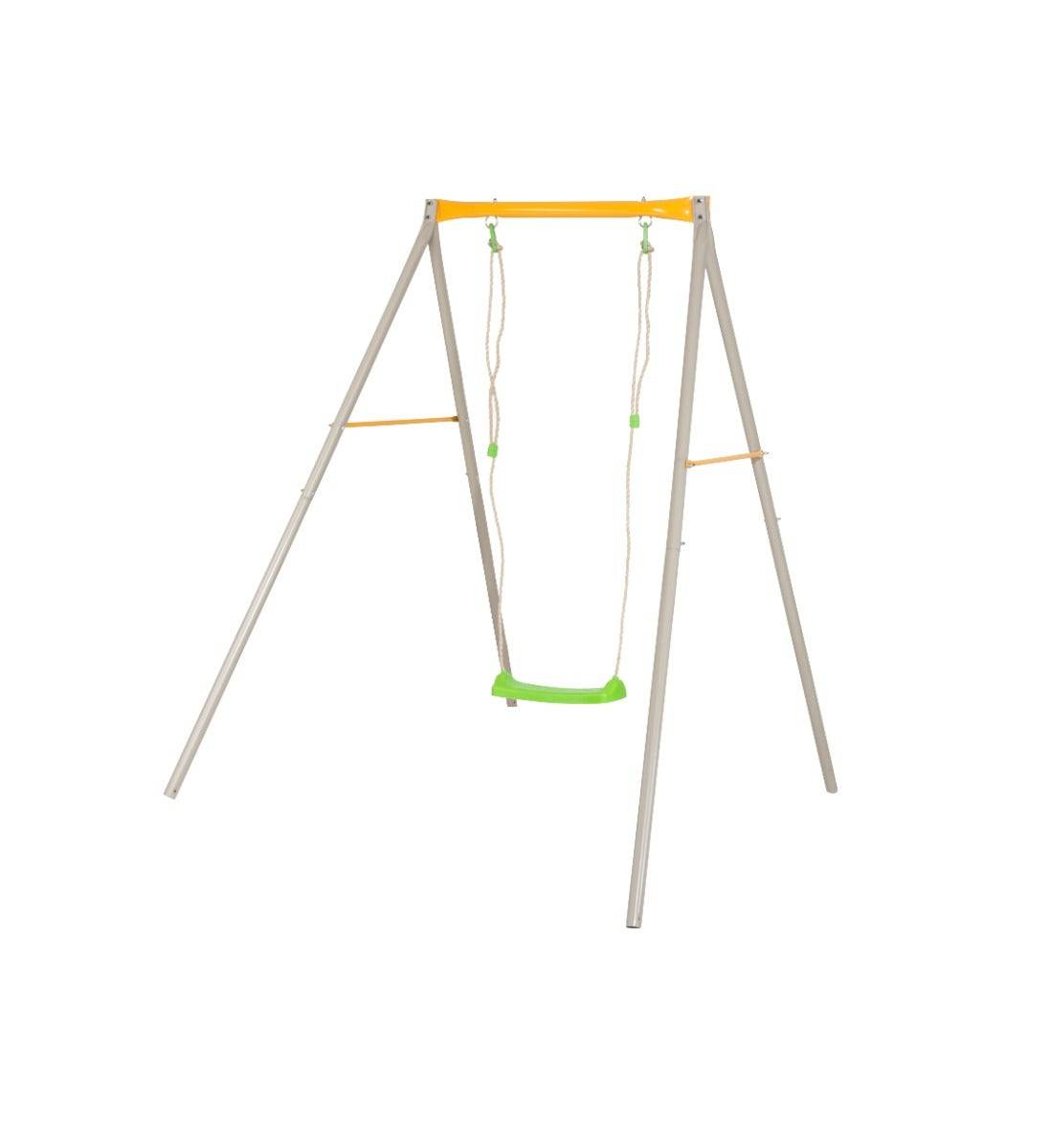 Trigano Jardin - Balancelle métal TRIGANO 1 enfant hauteur 1.90 m avec siège sécurisé pour jeux extérieurs dans votre jardin - Image 1
